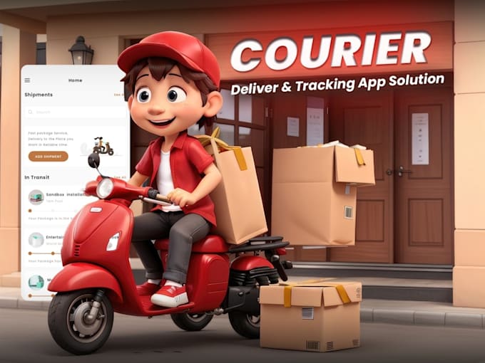 Build custom logistics app, driver app, courier delivery app by ...