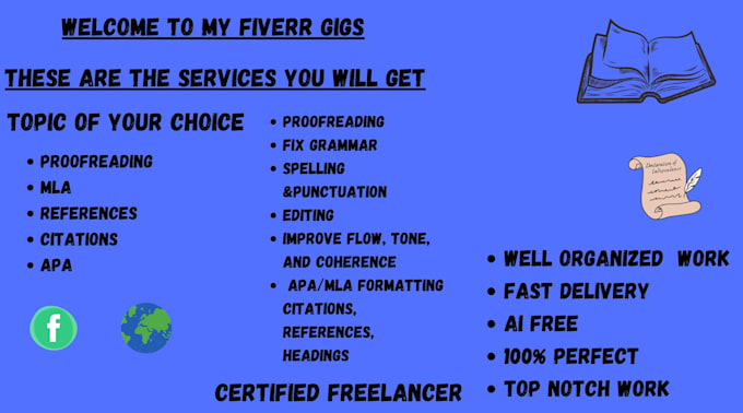 format and edit business reports and research projects