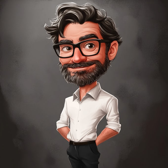 do a caricature design of your idea