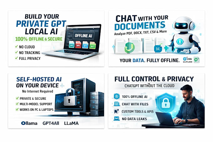 build offline ai chatbot documents rag no api key