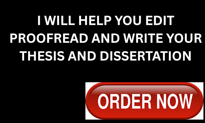 expertly proofread edit your thesis and dissertation