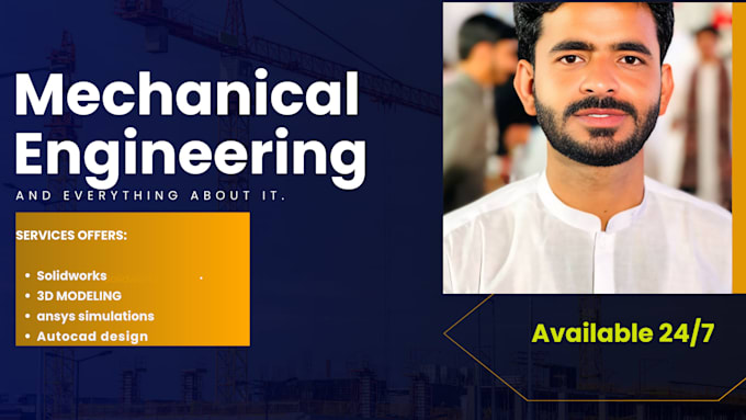 mechanical engineering design cad modeling, fea in solidworks and ansys fluent