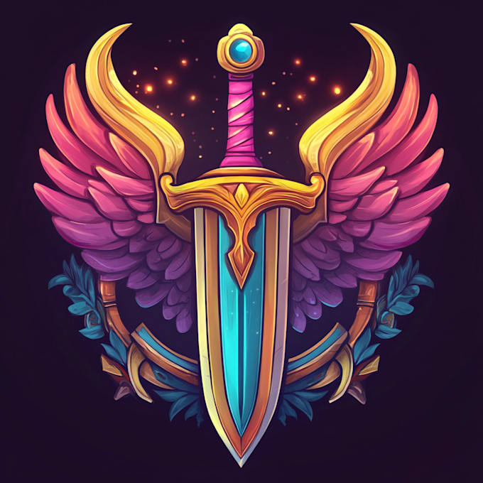 design awesome rpg fantasy or sci fi logo for you