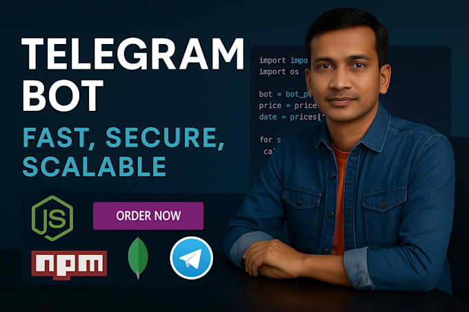develop custom telegram bot
