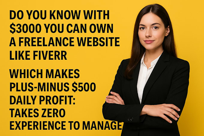 build you a freelance website platform like fiverr to earn passive income