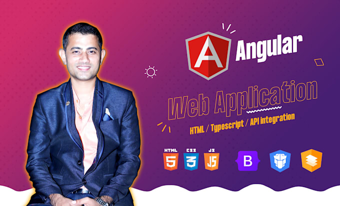 develop or fix angular web application