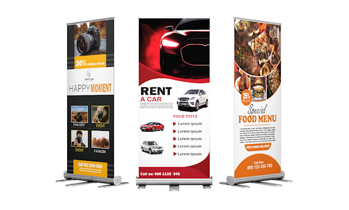design roll up banner and signage
