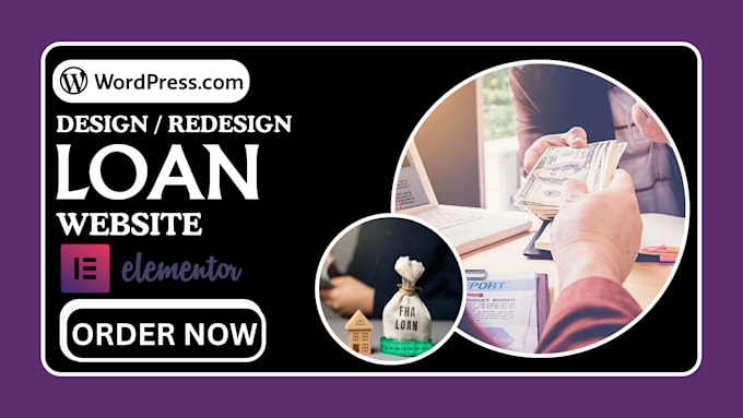 design loan website mortgage website payday loan finance website wordpress