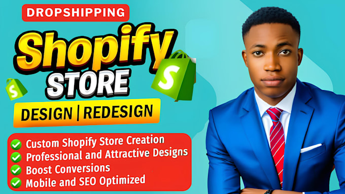 build shopify dropshipping store redesign shopify store shopify website design