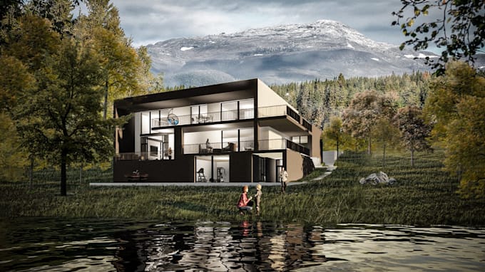 create 3d architectural models, interior design and student projects