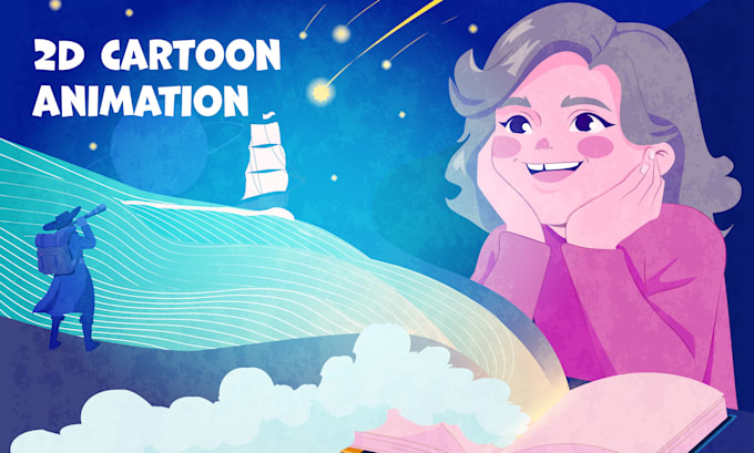 Create 2d cartoon animation video with custom characters by Mentalmind1 ...