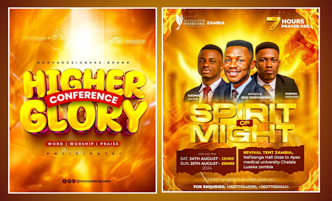 Design church flyer, design event flyer, design anniversary flyer ...