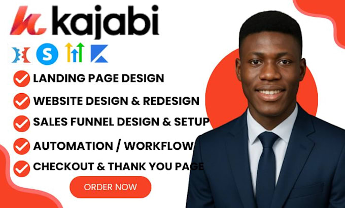 design kajabi checkout page  clickfunnel thinkfic teachable podia funnelish