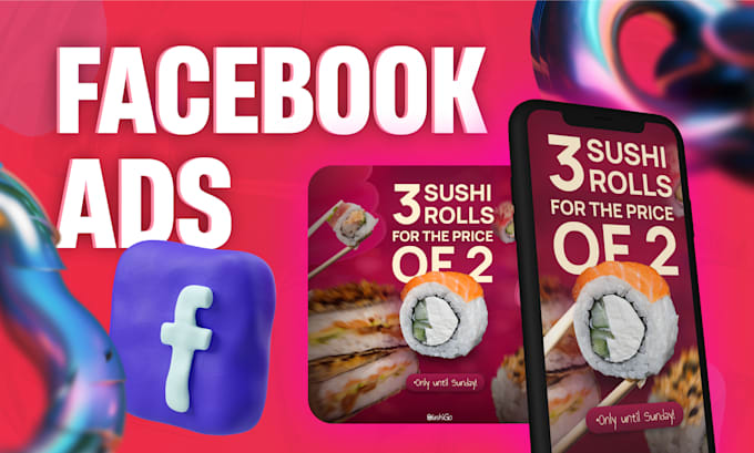design ad creatives for facebook or instagram