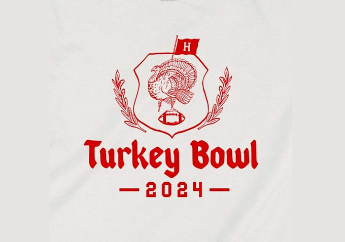 design flag turkey bowl highlands logo