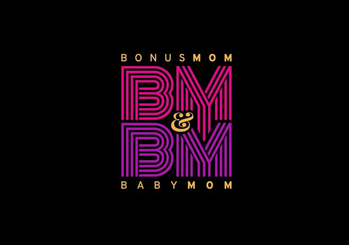 design fun entertaining baby mom logo