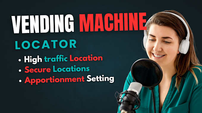 find vending machine location and set you appointment