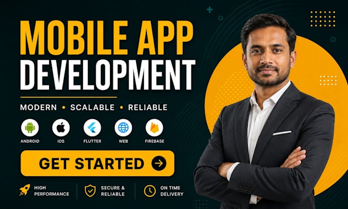 do mobile app development as an app builder, flutter developer