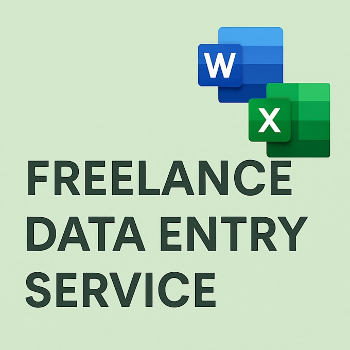 data entry service with meticulous and on time delivery ms word and excel