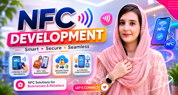 develop nfc digital business card android app ios app using flutter