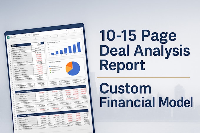 create a full real estate investment report and financial model