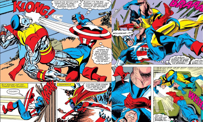 Script comic book illustration, comic book page webtoon vintage retro ...