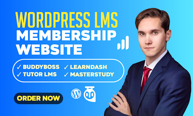 create wordpress lms website with learndash