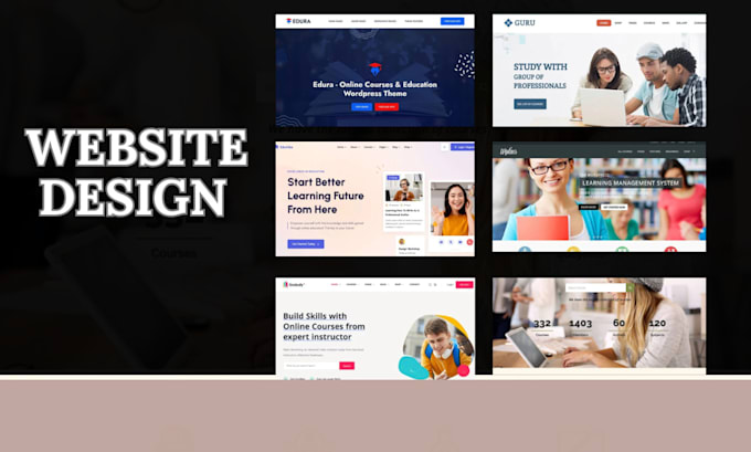 design an interactive educational website for elearning