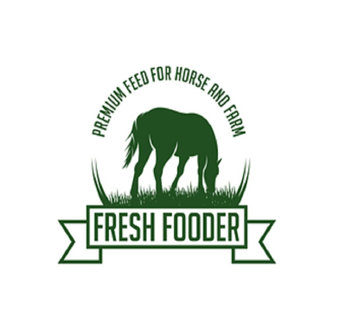 design environmentally friendly horse feed logo