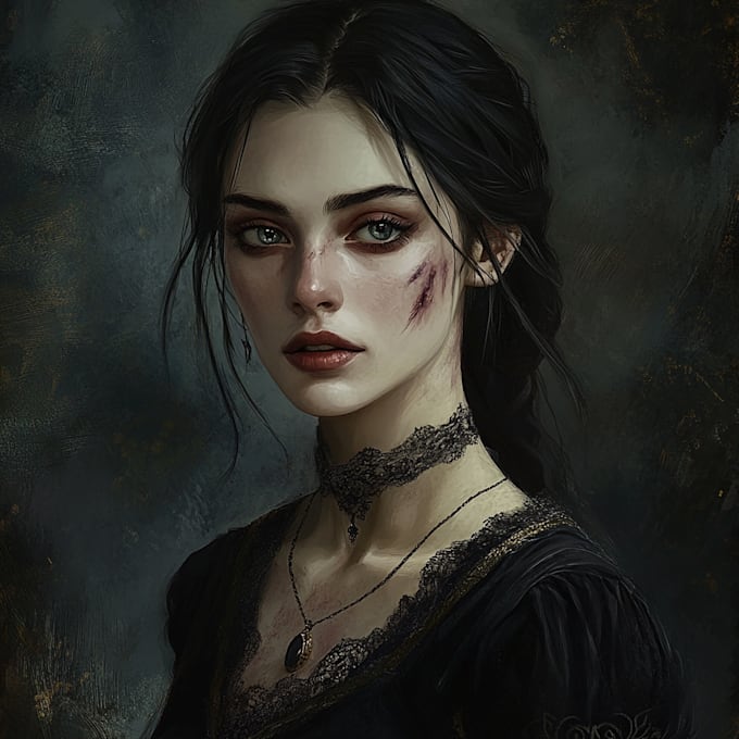 make fantasy horror character and monster art
