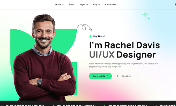 do personal portfolio website development