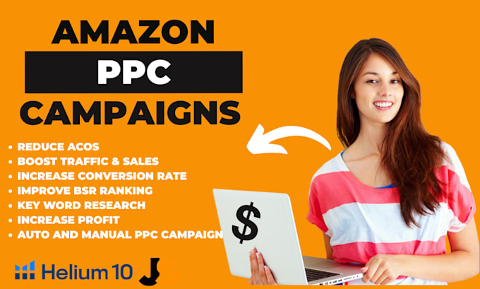 Setup manage and optimize amazon sponsord ads ,ppc campaign by ...