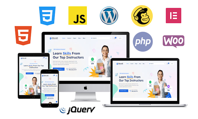 fix wordpress bugs, woocommerce issues and elementor issues