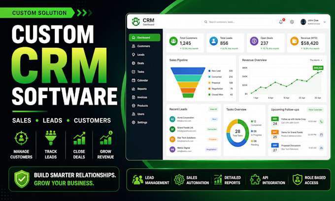 develop custom CRM software for your business