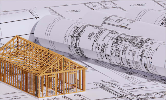 Stamp architectural plan, engineering drawing, mep, floor plan