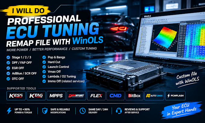 tune your ecu file with winols