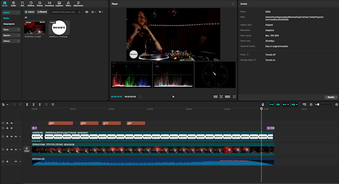 edit your dj live set video