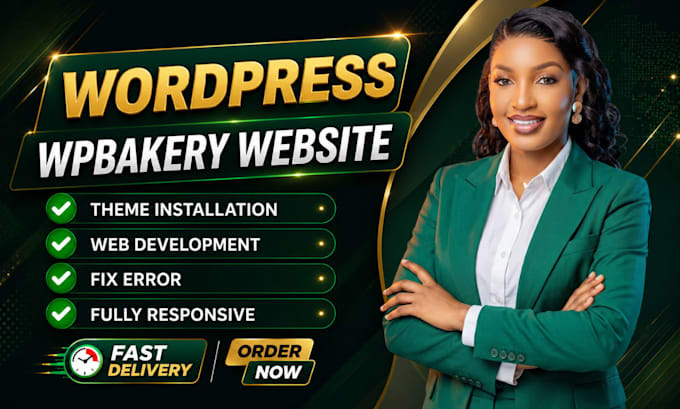 customize website with wpbakery, divi, envato, elementor pro, wpbakery builder
