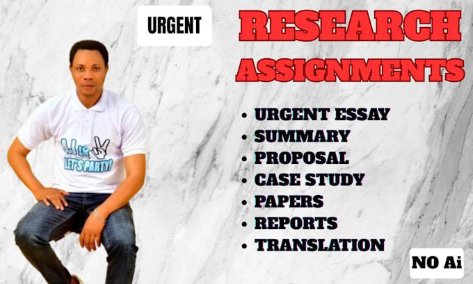 do your assignment, project work, essay writing for college and university