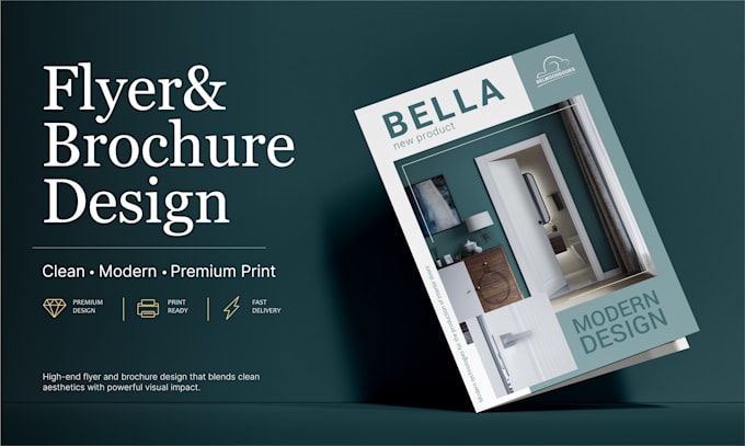 design premium flyers and brochures