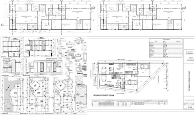 Design floor plan, blueprint for city permit, architectural design by ...