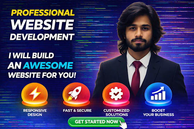 design a clean and professional optimized website