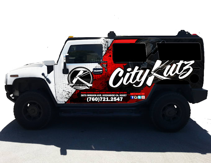 Design a custom vehicle wrap in high resolution by Colores100 Fiverr
