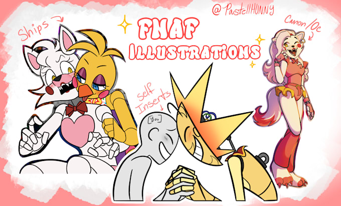 draw any fnaf character, oc or self insert