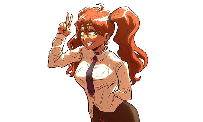 desing anime characters for visual novel