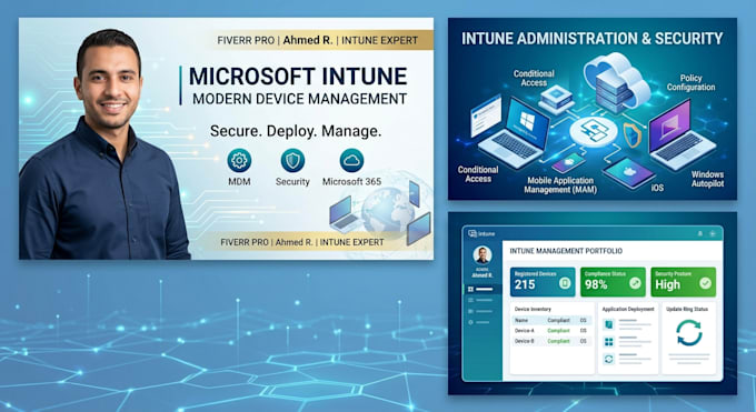 set up intune for device enrollment and compliance