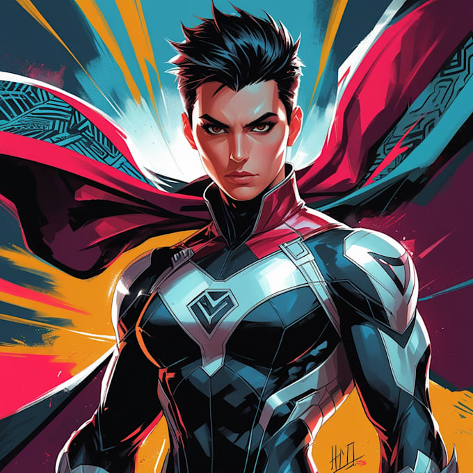 Make concept art superhero character design for comics by Barracceal ...