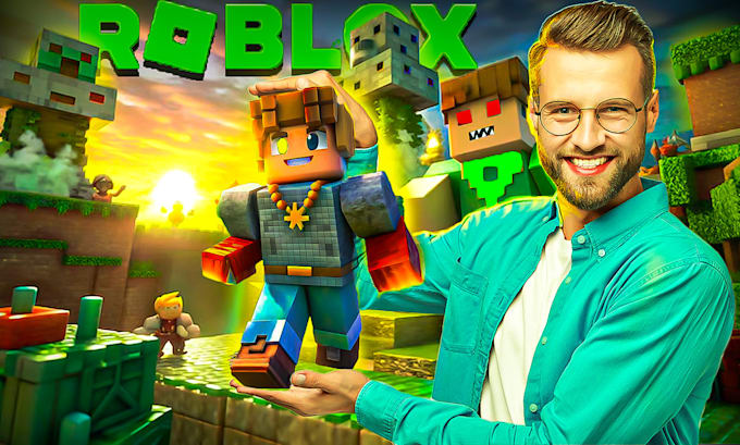make attractive amazing minecraft roblox youtube thumbnail