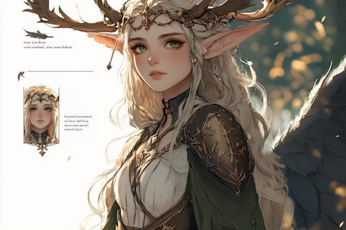 do a fantasy human or furry character for you