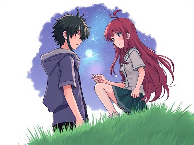 custom illustrations for your light novel, manga, etc
